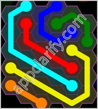 Flow Free: Hexes Classic 2 Pack Level 42 Solutions