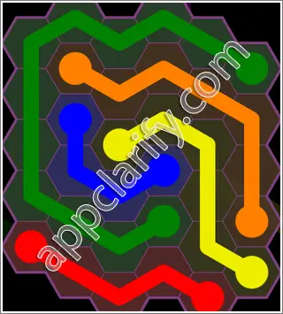 Flow Free: Hexes Classic 2 Pack Level 43 Solutions