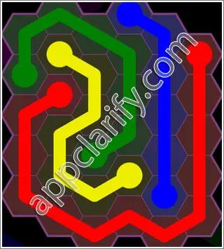Flow Free: Hexes Classic 2 Pack Level 46 Solutions