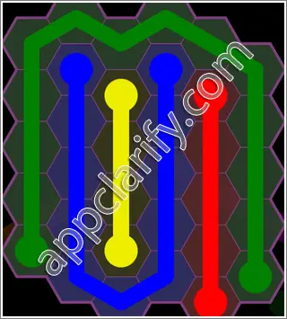 Flow Free: Hexes Classic 2 Pack Level 47 Solutions