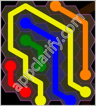 Flow Free: Hexes Classic 2 Pack Level 52 Solutions