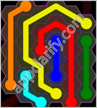 Flow Free: Hexes Classic 2 Pack Level 54 Solutions