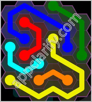 Flow Free: Hexes Classic 2 Pack Level 57 Solutions