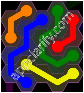 Flow Free: Hexes Classic 2 Pack Level 6 Solutions