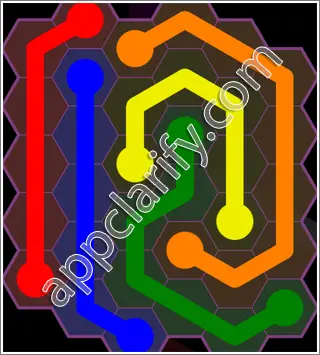 Flow Free: Hexes Classic 2 Pack Level 60 Solutions