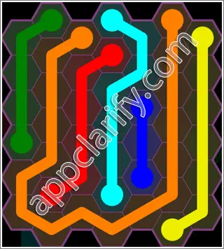 Flow Free: Hexes Classic 2 Pack Level 63 Solutions