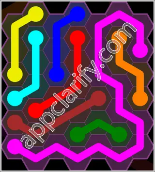 Flow Free: Hexes Classic 2 Pack Level 64 Solutions