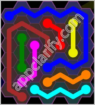 Flow Free: Hexes Classic 2 Pack Level 69 Solutions