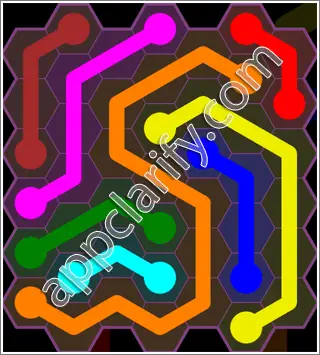 Flow Free: Hexes Classic 2 Pack Level 70 Solutions