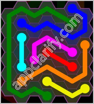 Flow Free: Hexes Classic 2 Pack Level 71 Solutions