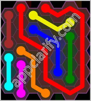 Flow Free: Hexes Classic 2 Pack Level 72 Solutions