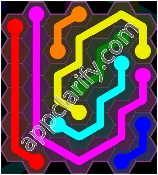 Flow Free: Hexes Classic 2 Pack Level 74 Solutions