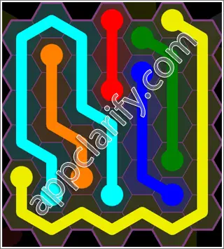 Flow Free: Hexes Classic 2 Pack Level 75 Solutions