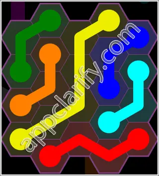 Flow Free: Hexes Classic 2 Pack Level 8 Solutions