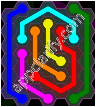 Flow Free: Hexes Classic 2 Pack Level 81 Solutions