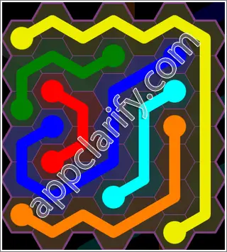 Flow Free: Hexes Classic 2 Pack Level 82 Solutions