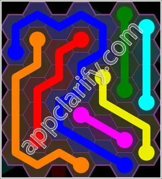 Flow Free: Hexes Classic 2 Pack Level 84 Solutions
