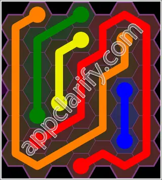 Flow Free: Hexes Classic 2 Pack Level 86 Solutions