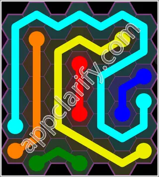Flow Free: Hexes Classic 2 Pack Level 88 Solutions