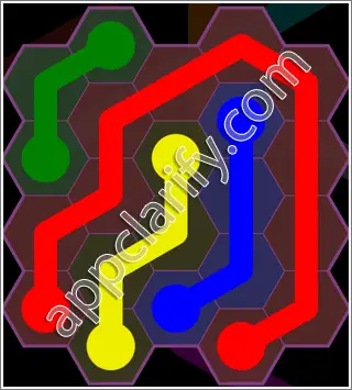 Flow Free: Hexes Classic 2 Pack Level 9 Solutions