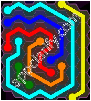 Flow Free: Hexes Classic 2 Pack Level 96 Solutions