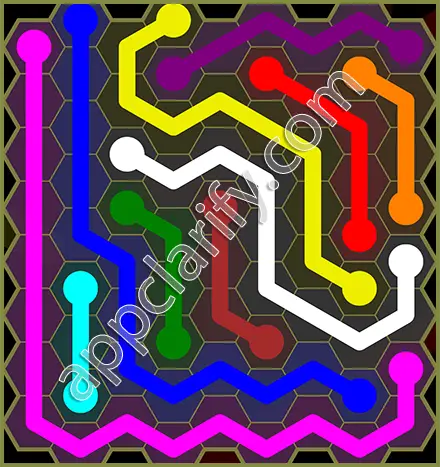 Flow Free: Hexes Classic Pack Level 134 Solutions