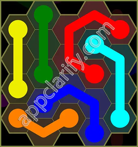 Flow Free: Hexes Classic Pack Level 20 Solutions