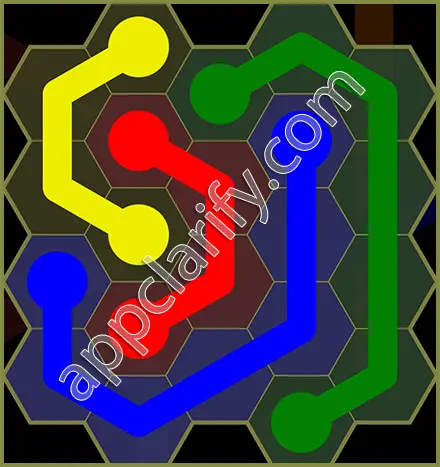 Flow Free: Hexes Classic Pack Level 27 Solutions