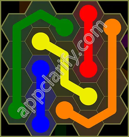 Flow Free: Hexes Classic Pack Level 3 Solutions
