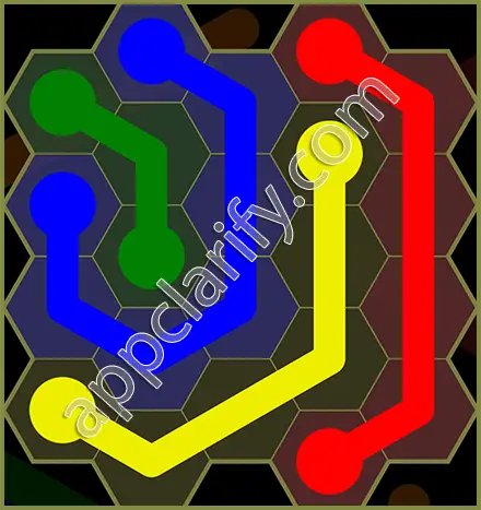 Flow Free: Hexes Classic Pack Level 30 Solutions