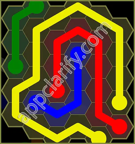 Flow Free: Hexes Classic Pack Level 31 Solutions