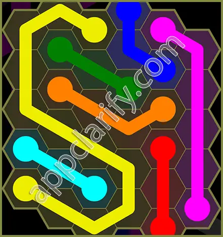 Flow Free: Hexes Classic Pack Level 32 Solutions