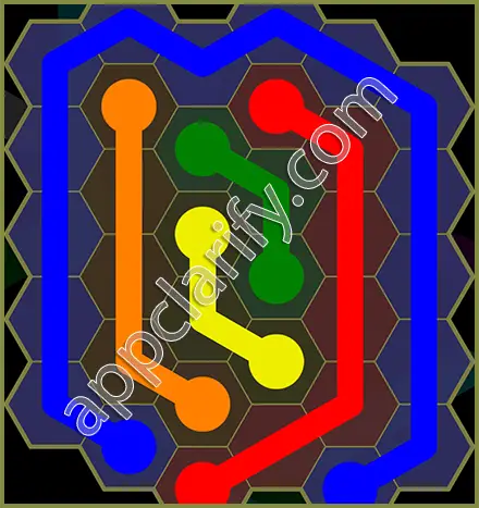 Flow Free: Hexes Classic Pack Level 35 Solutions