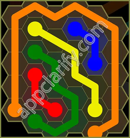 Flow Free: Hexes Classic Pack Level 53 Solutions