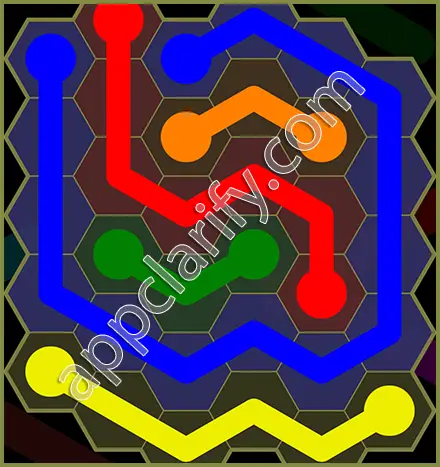 Flow Free: Hexes Classic Pack Level 59 Solutions
