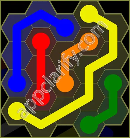 Flow Free: Hexes Classic Pack Level 6 Solutions