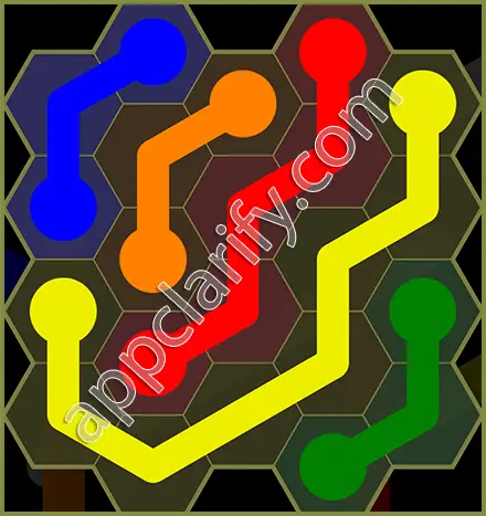 Flow Free: Hexes Classic Pack Level 7 Solutions