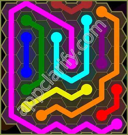Flow Free: Hexes Classic Pack Level 93 Solutions