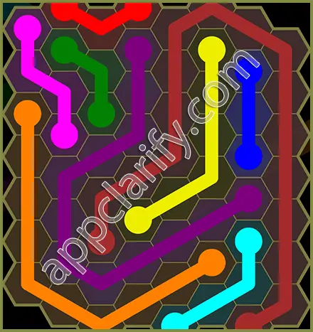 Flow Free: Hexes Classic Pack Level 94 Solutions