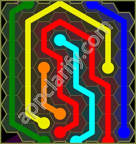 Flow Free: Hexes Classic Pack Level 96 Solutions
