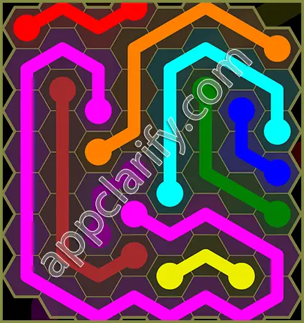 Flow Free: Hexes Classic Pack Level 97 Solutions