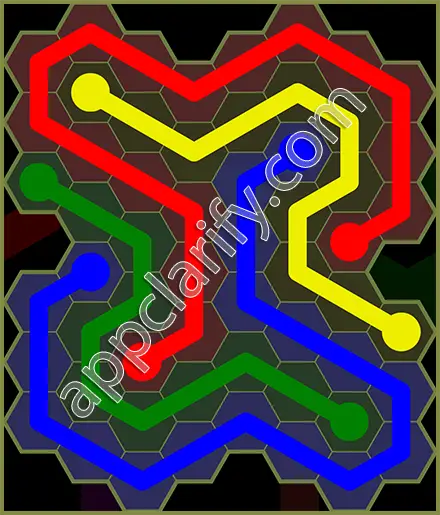 Flow Free: Hexes Extreme Pack Level 1 Solutions