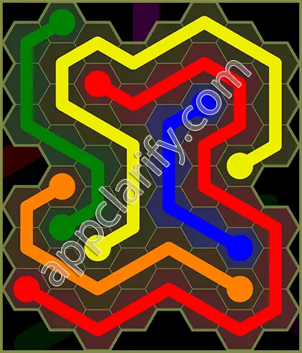Flow Free: Hexes Extreme Pack Level 2 Solutions