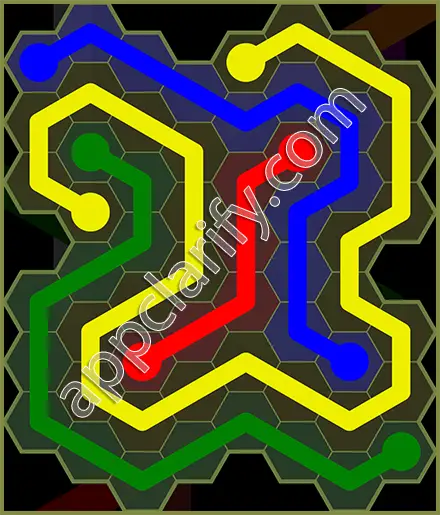 Flow Free: Hexes Extreme Pack Level 23 Solutions
