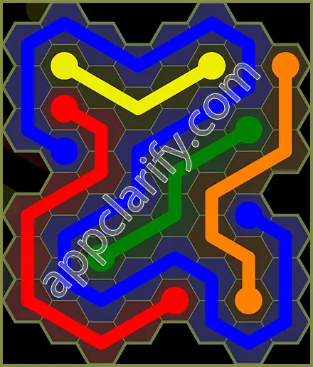 Flow Free: Hexes Extreme Pack Level 26 Solutions