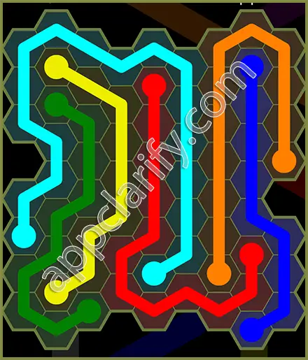 Flow Free: Hexes Extreme Pack Level 59 Solutions