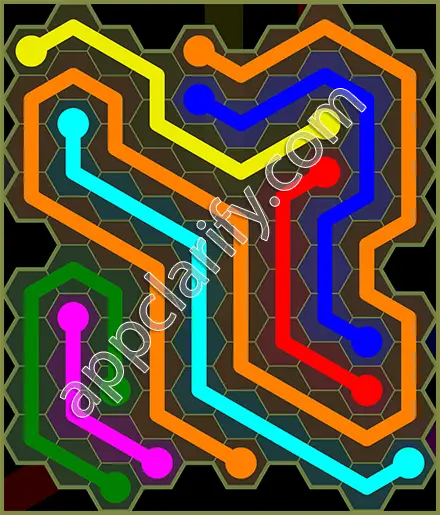 Flow Free: Hexes Extreme Pack Level 79 Solutions