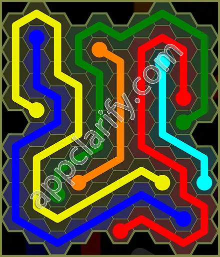 Flow Free: Hexes Extreme Pack Level 89 Solutions