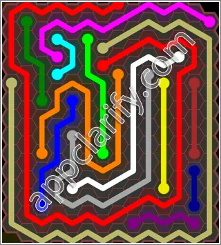 Flow Free: Hexes Jumbo 2 Pack Level 146 Solutions