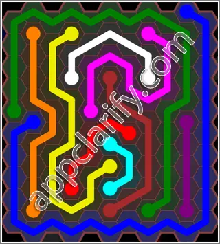 Flow Free: Hexes Jumbo 2 Pack Level 55 Solutions